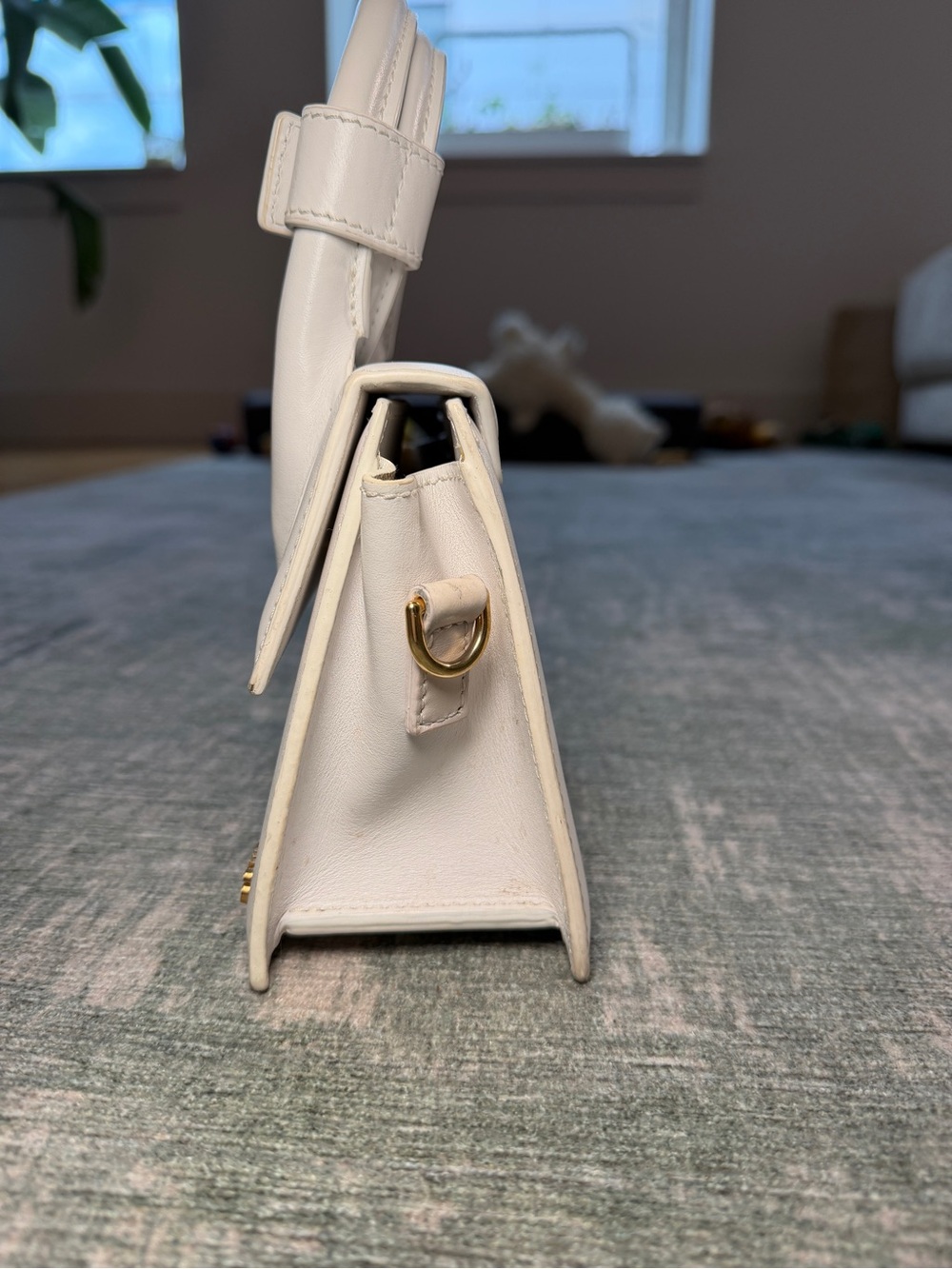 Jacquemus White Le Chiquito Mini Top-Handle Leather Bag - Picture 4 of 9